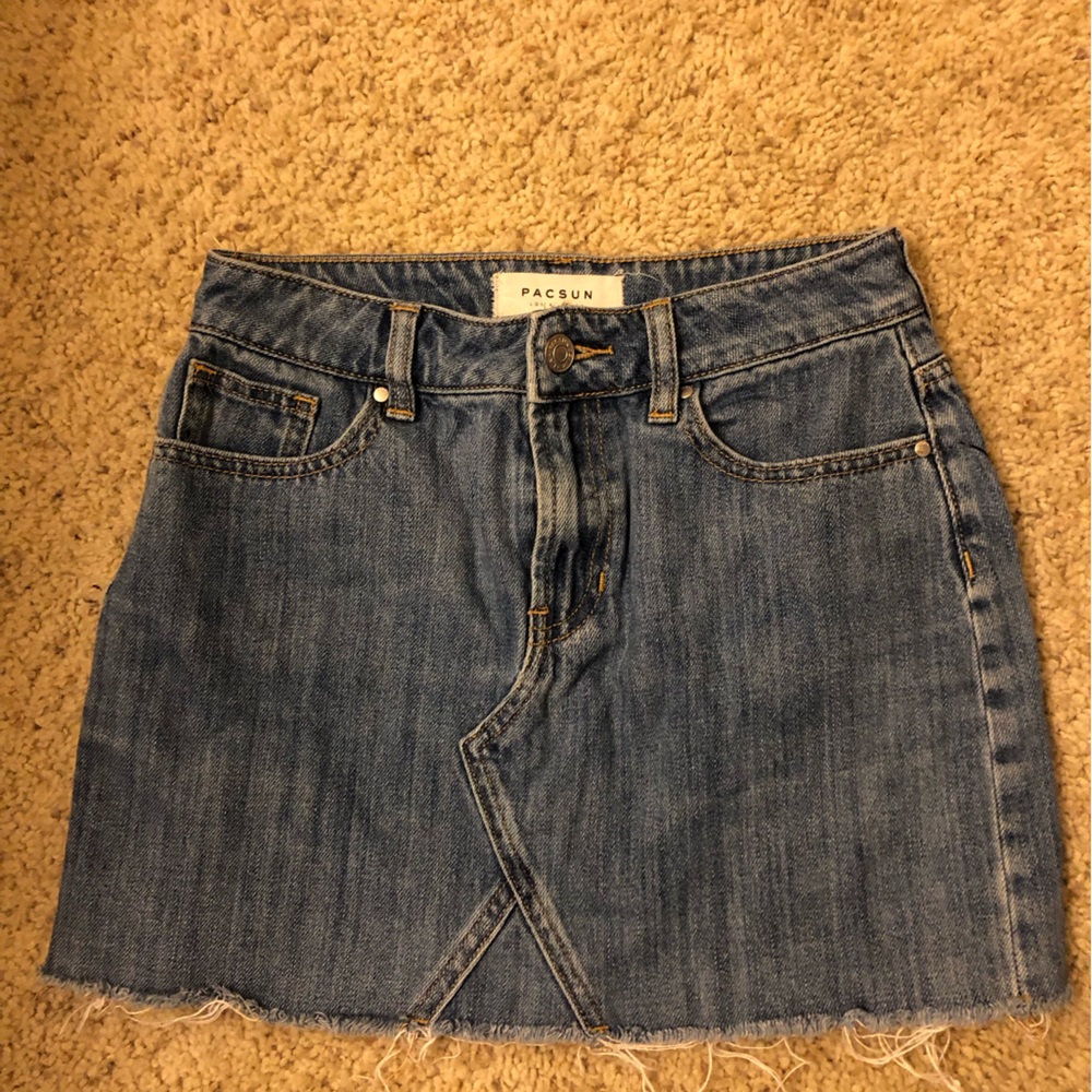 PacSun denim skirt